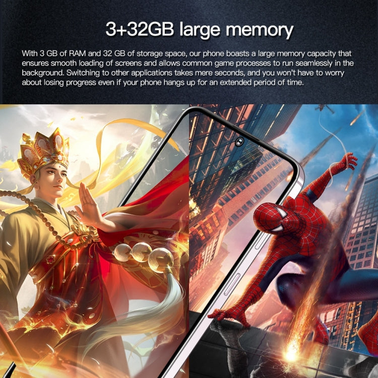 F15 Pro+ / U29, 3GB+32GB, 6.53 inch Screen, Face Identification, Android 8.1 MTK6737 Quad Core, Network: 4G, OTG, Dual SIM(White)