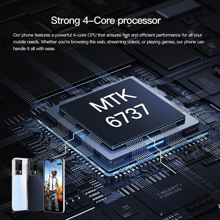 F15 Pro+ / U29, 3GB+32GB, 6.53 inch Screen, Face Identification, Android 8.1 MTK6737 Quad Core, Network: 4G, OTG, Dual SIM(White)