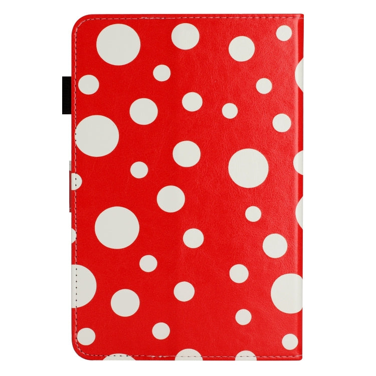 10 inch Dot Pattern Leather Tablet Case(Red White Dot) - 10 - 11 inch by PMC Jewellery | Online Shopping South Africa | PMC Jewellery | Buy Now Pay Later Mobicred