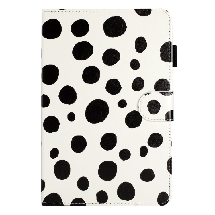 10 inch Dot Pattern Leather Tablet Case(White Black Dot) - 10 - 11 inch by PMC Jewellery | Online Shopping South Africa | PMC Jewellery | Buy Now Pay Later Mobicred