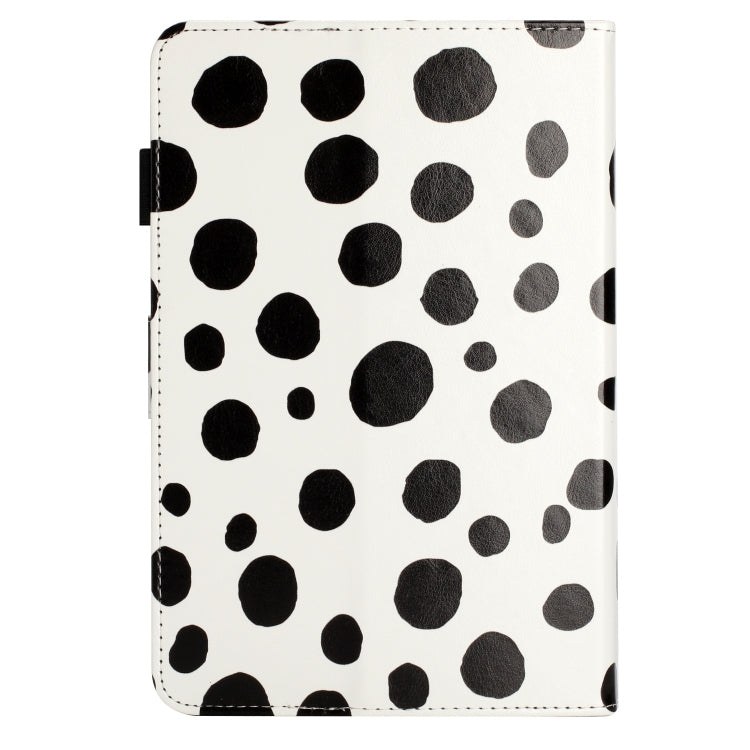 10 inch Dot Pattern Leather Tablet Case(White Black Dot) - 10 - 11 inch by PMC Jewellery | Online Shopping South Africa | PMC Jewellery | Buy Now Pay Later Mobicred