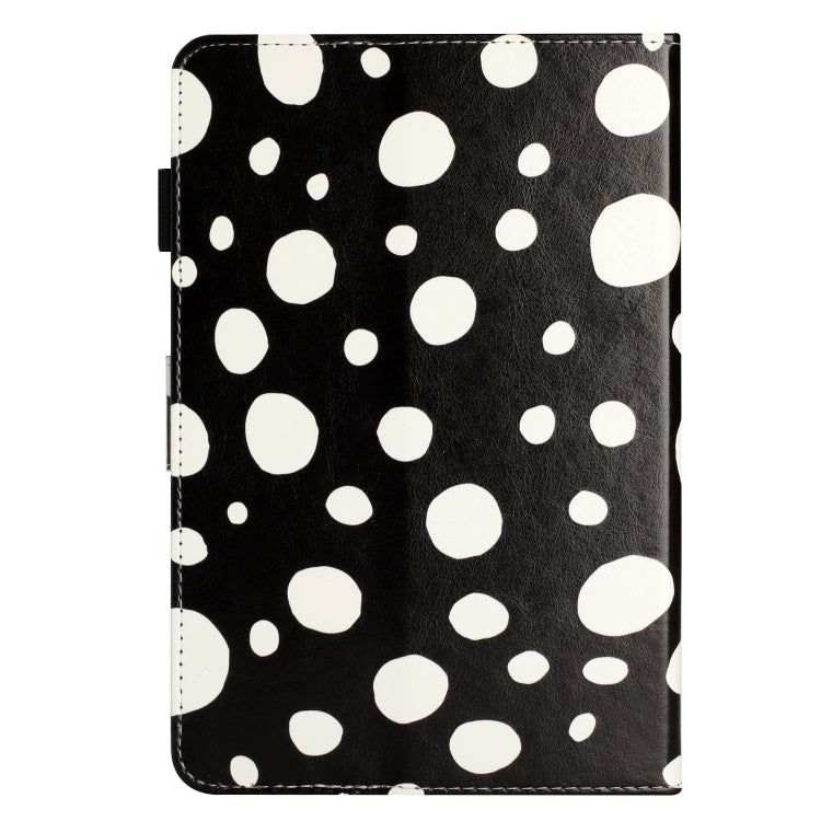 10 inch Dot Pattern Leather Tablet Case(Black White Dot) - 10 - 11 inch by PMC Jewellery | Online Shopping South Africa | PMC Jewellery | Buy Now Pay Later Mobicred