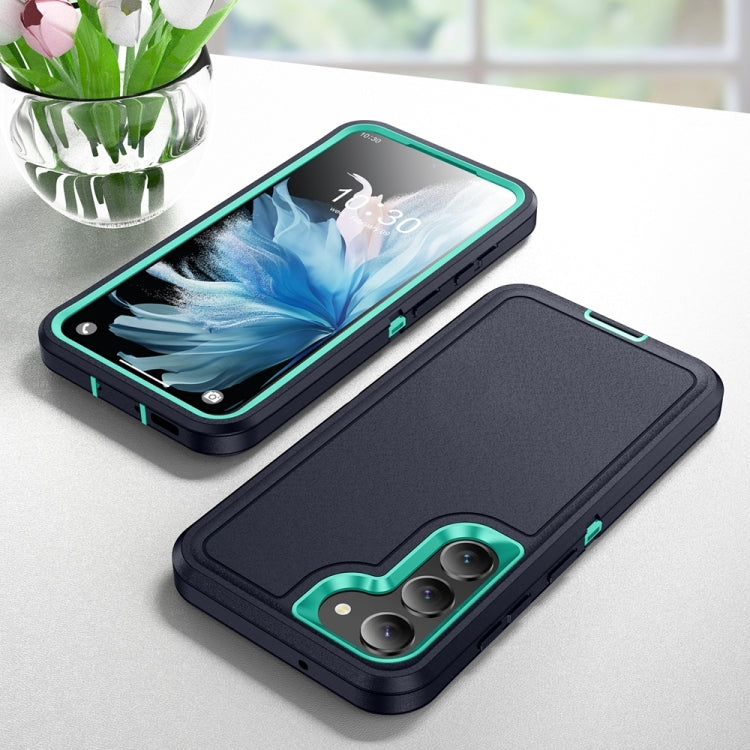 For Samsung Galaxy S24+ 5G / S25+ 5G Life Waterproof Rugged Phone Case(Dark Blue + Light Blue) - Galaxy S24+ 5G Cases by PMC TechLife | Online Shopping South Africa | PMC TechLife | Buy Now Pay Later Mobicred