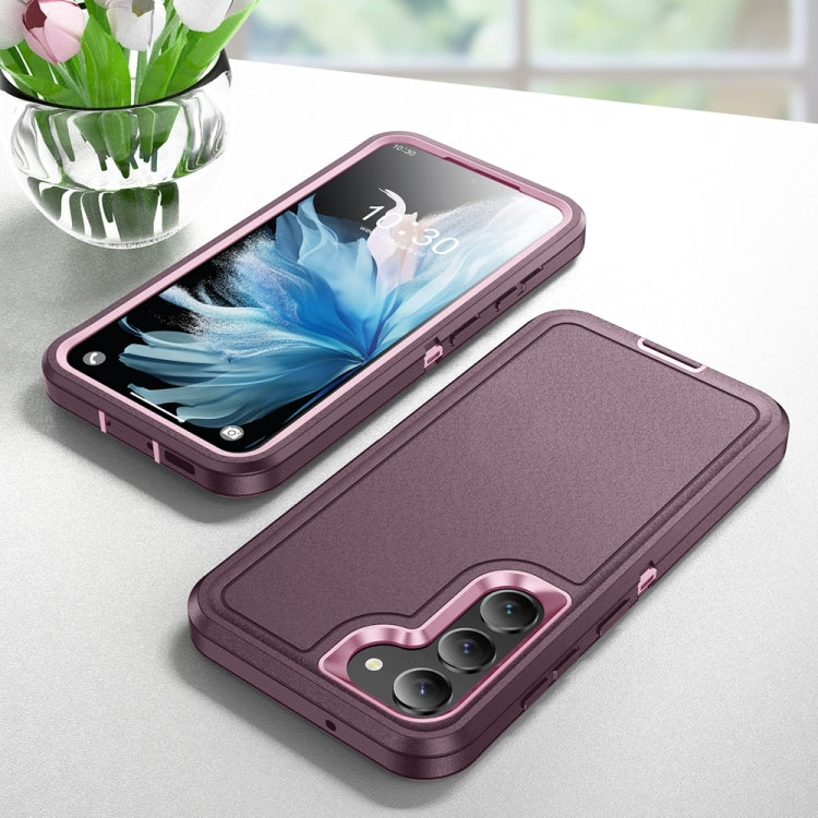 For Samsung Galaxy S24+ 5G / S25+ 5G Life Waterproof Rugged Phone Case(Purple + Pink) - free shipping - PMC Jewellery - Order now!