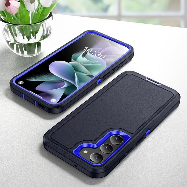 For Samsung Galaxy S24 5G / S25 5G Life Waterproof Rugged Phone Case(Dark Blue + Royal Blue) - Galaxy S24 5G Cases by PMC Jewellery | Online Shopping South Africa | PMC Jewellery | Buy Now Pay Later Mobicred