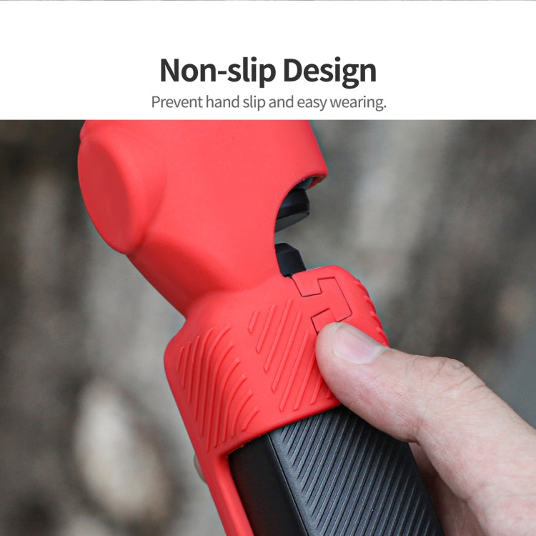 For DJI Osmo Pocket 3 Sunnylife OP3-BHT746 Silicone Protective Case(Red) - free shipping - PMC Jewellery - Order now!