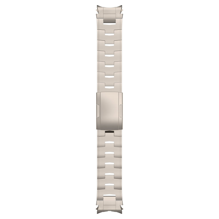 For Samsung Galaxy Watch6/6 Classic/5/5 Pro Button Style Titanium Steel Metal Watch Band(Titanium Color)