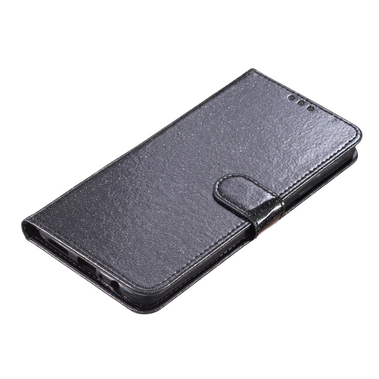For Blackview A53 Pro Glitter Powder Flip Leather Phone Case(Black) - More Brand by PMC TechLife | Online Shopping South Africa | PMC TechLife