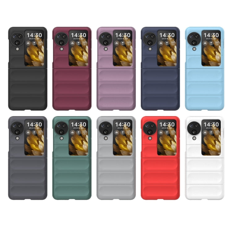 For OPPO Find N3 Flip Magic Shield Fold PC Shockproof Phone Case(Grey)