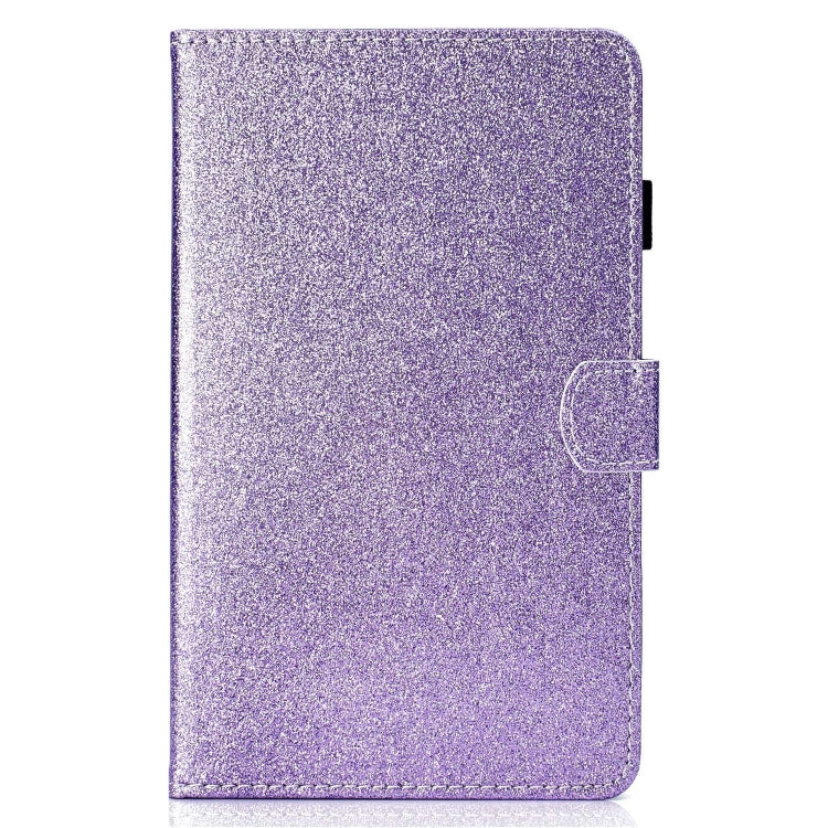 For Lenovo Tab P12 2023 / TB370FU Varnish Glitter Powder Smart Leather Tablet Case(Purple)