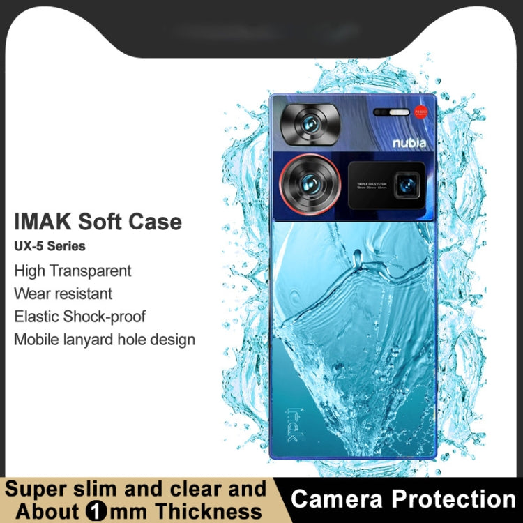 For ZTE nubia Z60 Ultra 5G imak UX-5 Series Transparent Shockproof TPU Protective Case(Transparent)
