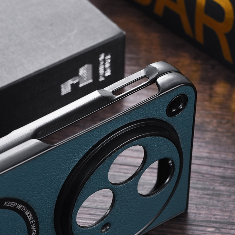 For OnePlus Open PU MagSafe Magnetic Phone Case(Black) - OnePlus Cases by PMC Jewellery | Online Shopping South Africa | PMC Jewellery | Buy Now Pay Later Mobicred
