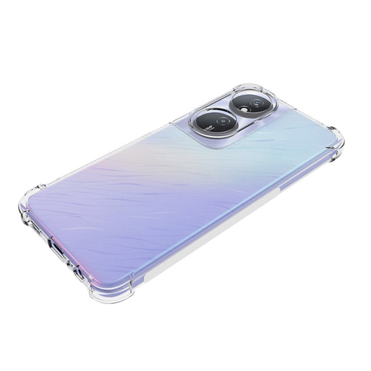 For Honor Play 50 Plus 5G / 8T 5G / X7b 4G Shockproof Non-slip Thickening TPU Phone Case(Transparent)