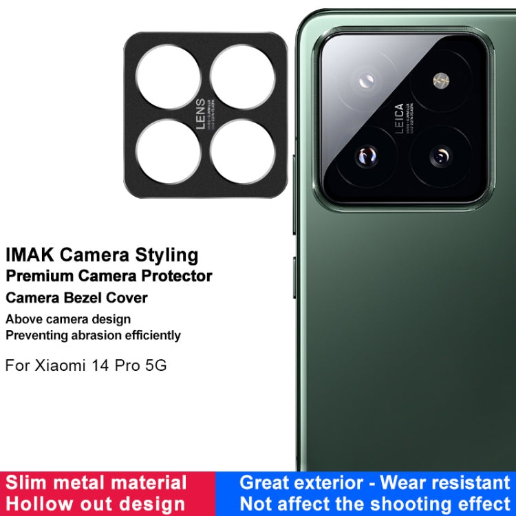 For Xiaomi 14 Pro 5G IMAK Metal Camera Lens Protector Cover - For Xiaomi by imak | Online Shopping South Africa | PMC Jewellery | Buy Now Pay Later Mobicred