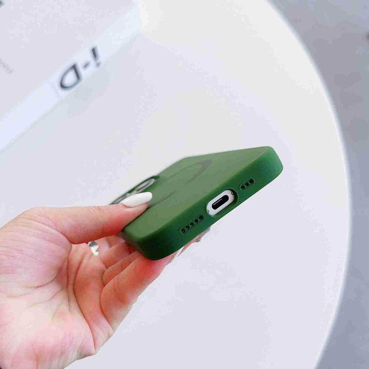 For iPhone 14 Plus MagSafe Magnetic Liquid Silicone Phone Case(Rose Red) - free shipping - PMC TechLife - Order now!