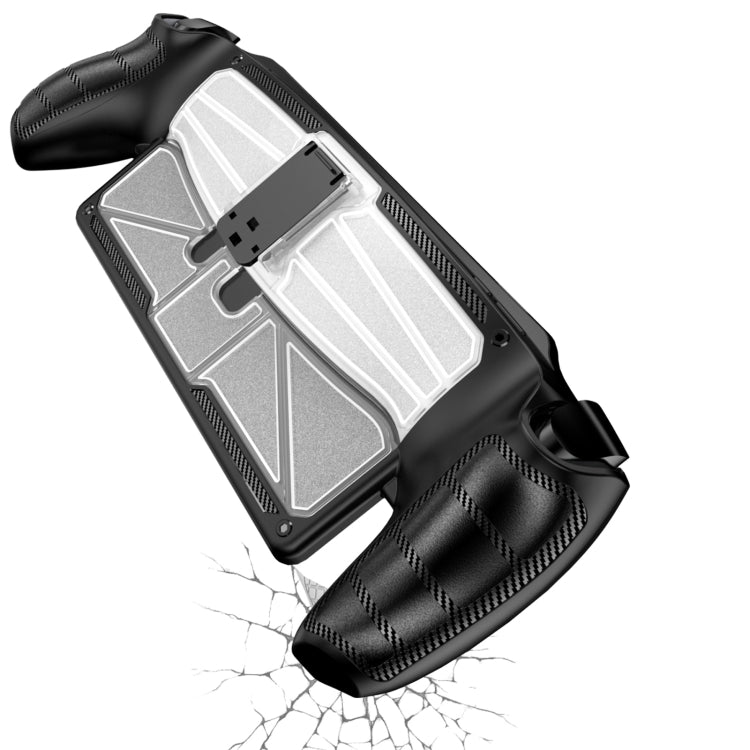 For Sony PlayStation Portal TPU + PC Game Console Protective Case with Holder(White) - Cases by PMC TechLife | Online Shopping South Africa | PMC TechLife