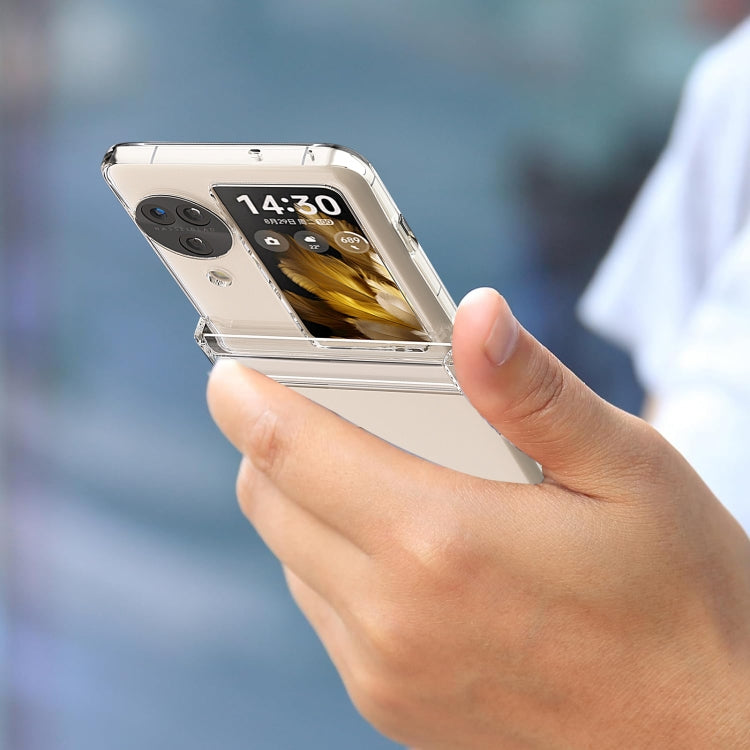 For OPPO Find N3 Flip TPU+PC Transparent Phone Case - Find N3 Flip Cases by PMC TechLife | Online Shopping South Africa | PMC TechLife