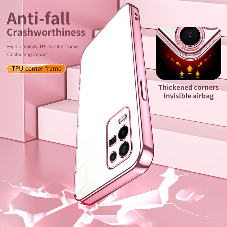 For OPPO K9x Transparent Plating Fine Hole Phone Case(Green) - free shipping - PMC TechLife - Order now!