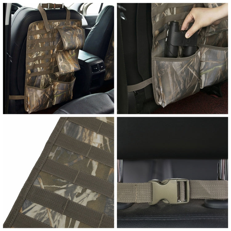 2pcs / Set Car Front Seat Back Camouflage Storage Bag Car Hanging Organiser(Camouflage)
