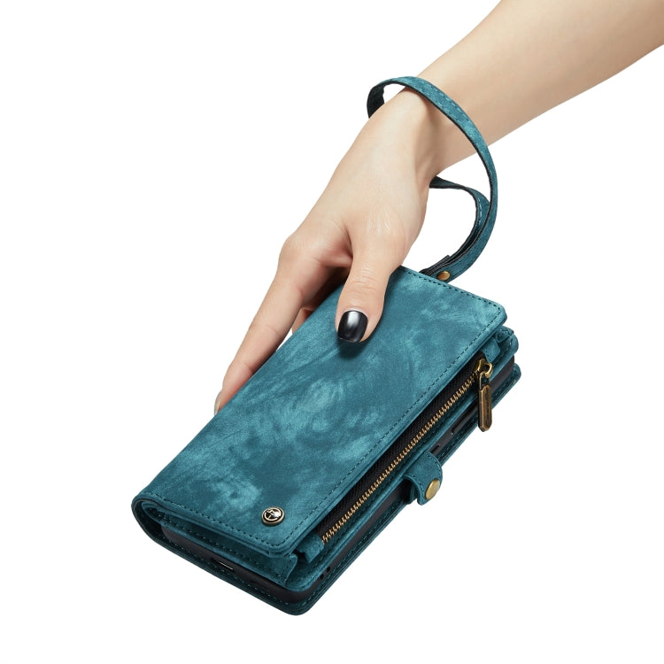 For Samsung Galaxy S24+ 5G CaseMe 008 Detachable Multifunctional Leather Phone Case(Blue) - free shipping - PMC Jewellery - Order now!