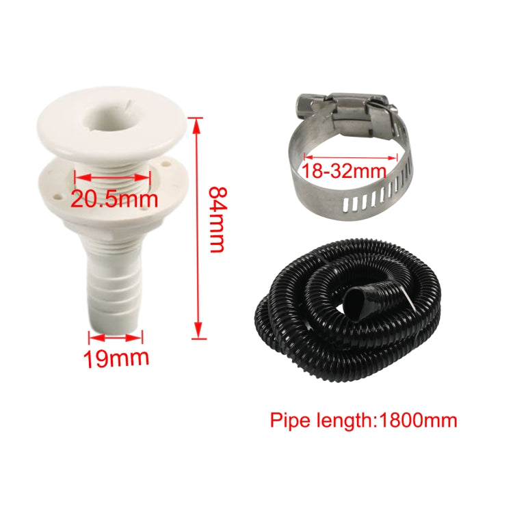 3/4 inch Bilge Pump Mounting Kit(Black) - Marine Accessories & Parts by PMC TechLife | Online Shopping South Africa | PMC TechLife | Buy Now Pay Later Mobicred