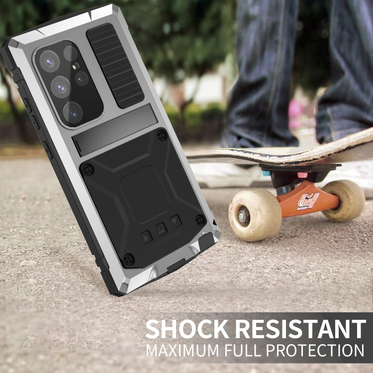 For Samsung Galaxy S24 Ultra 5G R-JUST Life Waterproof Dustproof Shockproof Phone Case(Silver) - free shipping - PMC TechLife - Order now!