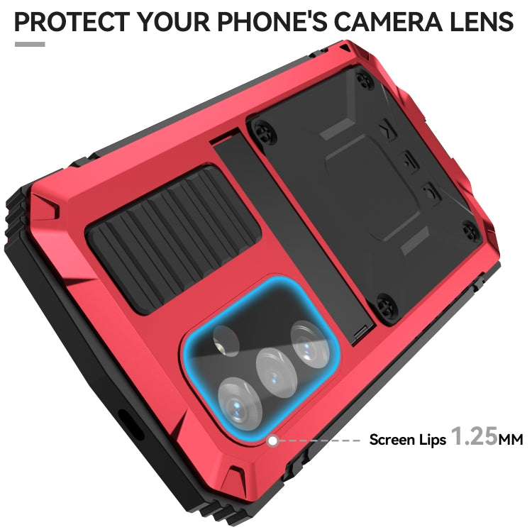 For Samsung Galaxy S24+ 5G R-JUST Life Waterproof Dustproof Shockproof Phone Case(Red) - Galaxy S24+ 5G Cases by R-JUST | Online Shopping South Africa | PMC Jewellery | Buy Now Pay Later Mobicred