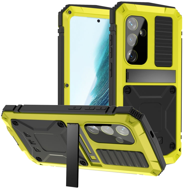 For Samsung Galaxy S24+ 5G R-JUST Life Water-resistant Dustproof Shockproof Phone Case(Yellow)