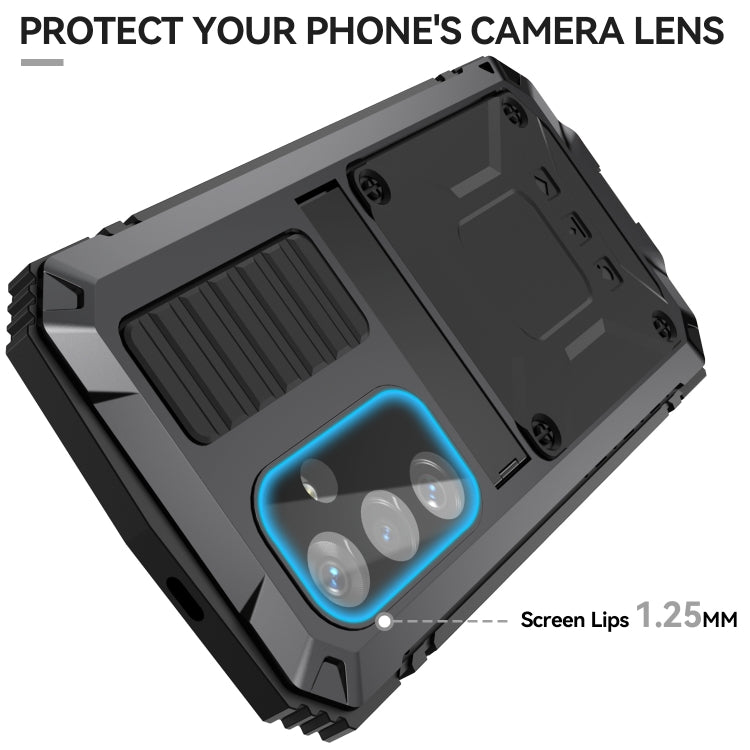 For Samsung Galaxy S24 5G R-JUST Life Waterproof Dustproof Shockproof Phone Case(Black) - free shipping - PMC Jewellery - Order now!