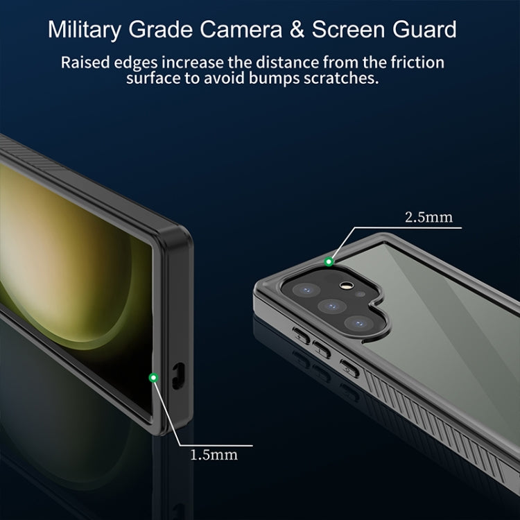 For Samsung Galaxy S24 Ultra 5G RedPepper IP68 Waterproof Phone Case(Black) - free shipping - PMC Jewellery - Order now!
