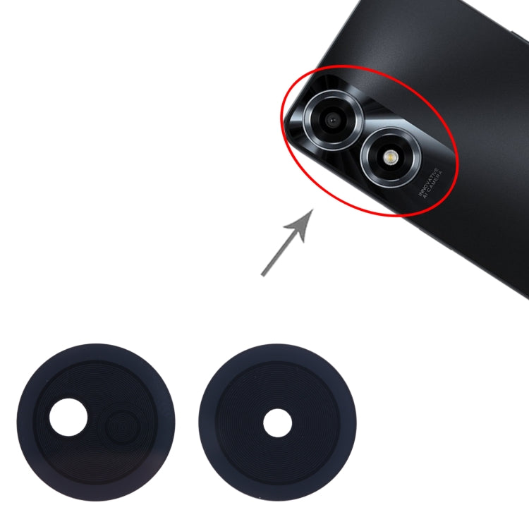 For OPPO A2X 10set Back Camera Lens