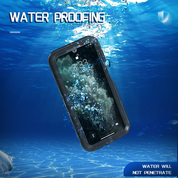 For Samsung Galaxy A15 5G RedPepper 360 Full Body Rugged IP68 Waterproof Phone Case(Black) - free shipping - PMC Jewellery - Order now!
