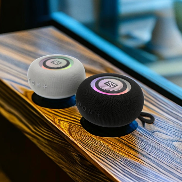 T&G TG-411 Portable Outdoor TWS Wireless Bluetooth Speaker with RGB Colorful Light(Black) - free shipping - PMC Jewellery - Order now!
