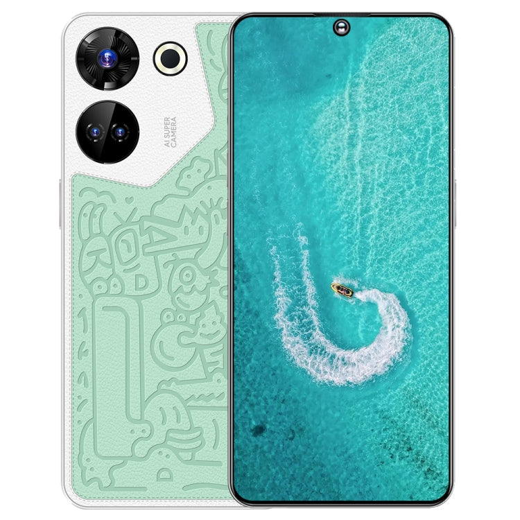 C20 Art Edition, 3GB+32GB, 6.53 inch Face Identification Android 8.1 MTK6753 Octa Core , Network: 4G, Dual SIM(Green)