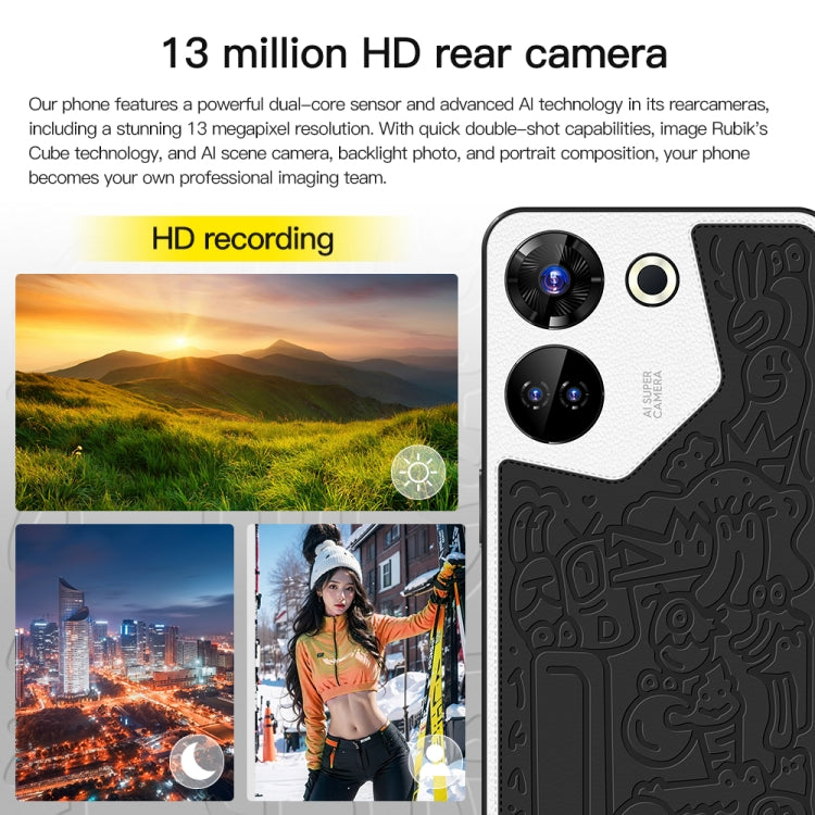 C20 Art Edition, 3GB+32GB, 6.53 inch Face Identification Android 8.1 MTK6753 Octa Core , Network: 4G, Dual SIM(Green)