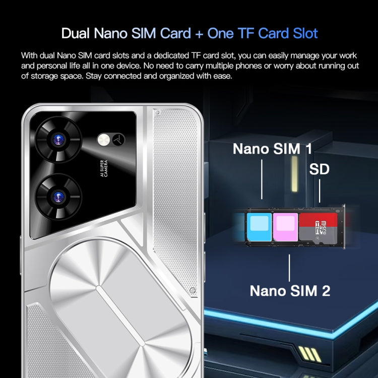 Povo5pro / PU31, 3GB+32GB, 6.53 inch Face Identification Android 8.1 MTK6753 Octa Core, Network: 4G, AI GPT4, Dual SIM(Black)