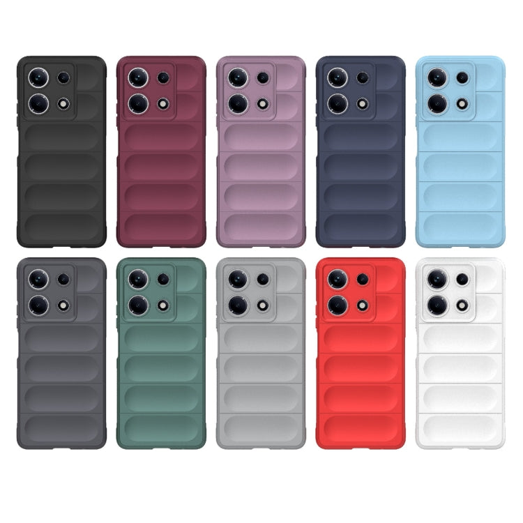 For Infinix Note 30 4G Magic Shield TPU + Flannel Phone Case(Black) - Infinix Cases by PMC TechLife | Online Shopping South Africa | PMC TechLife | Buy Now Pay Later Mobicred