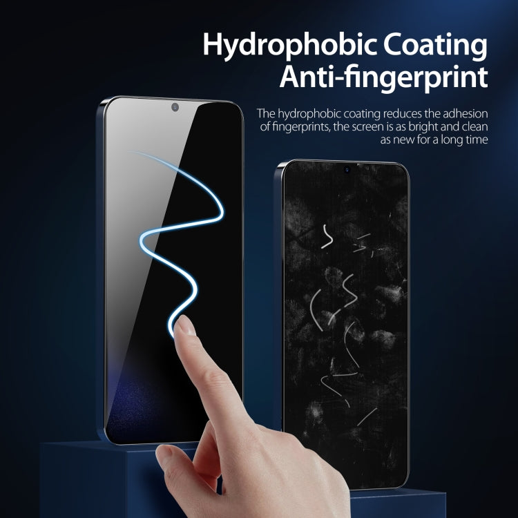 For Samsung Galaxy S24+ 5G 5pcs DUX DUCIS 0.33mm 9H High Aluminum Anti-spy HD Tempered Glass Film