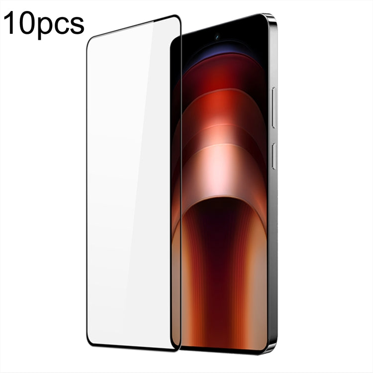 For vivo iQOO Neo9 / 9 Pro 10pcs DUX DUCIS 0.33mm 9H Medium Alumina Tempered Glass Film