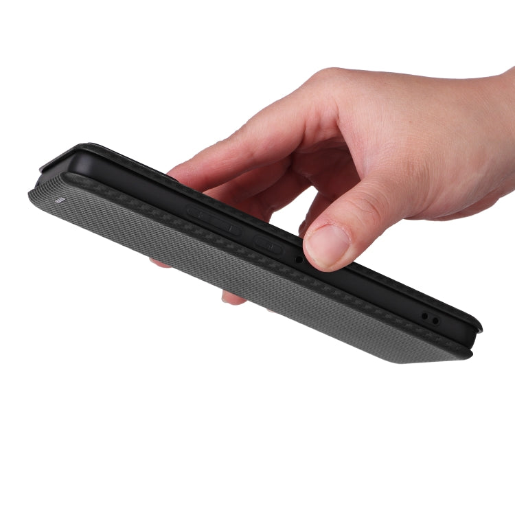 For ASUS ROG Phone 8 Pro Carbon Fiber Texture Flip Leather Phone Case(Black) - free shipping - PMC TechLife - Order now!