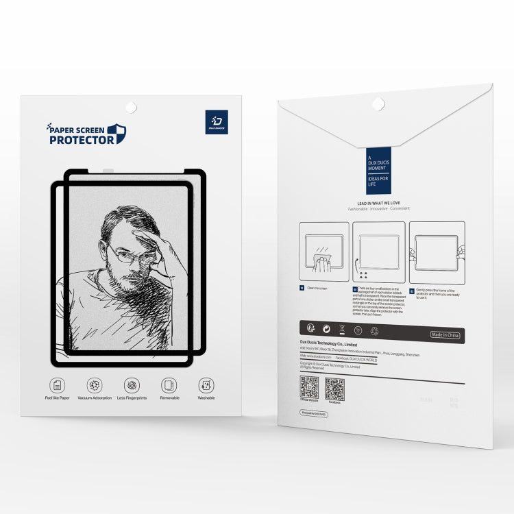 For iPad Air 13 2024 / 2025 DUX DUCIS Naad Series Removable Paper-like Screen Protector - free shipping - PMC TechLife - Order now!