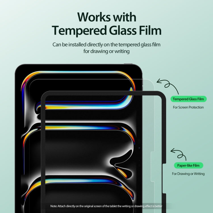 For iPad Pro 11 2024 DUX DUCIS Naad Series Removable Paper-like Screen Protector - iPad Pro 11 2024 Tempered Glass by DUX DUCIS | Online Shopping South Africa | PMC Jewellery | Buy Now Pay Later Mobicred