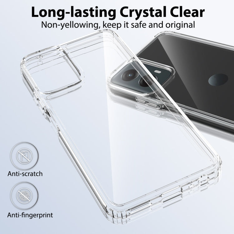 For Motorola Moto G 5G 2024 Scratchproof Acrylic TPU Phone Case(Transparent)