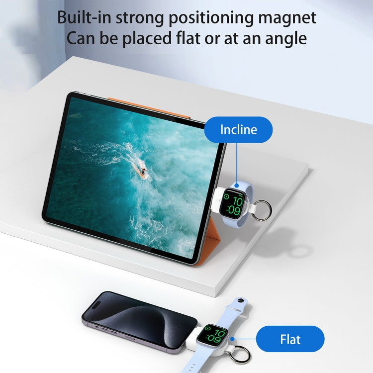 For Apple Watch / AirPods Series U20A Portable Magnetic Wireless Charger(Black)