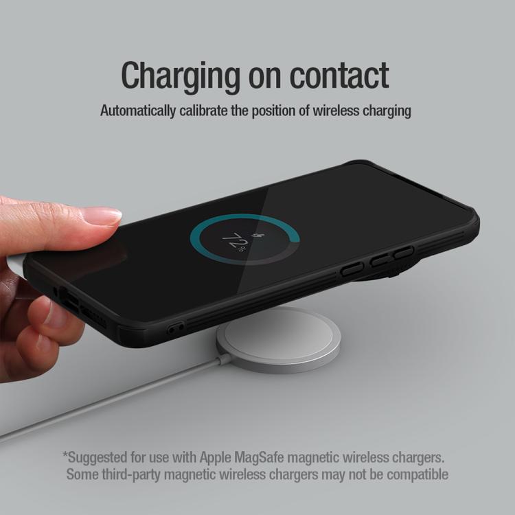 For Xiaomi 15 Ultra NILLKIN Black Mirror Prop CD Texture Mirror Precise Hole MagSafe Magnetic Phone Case(Black) - free shipping - PMC Jewellery - Order now!