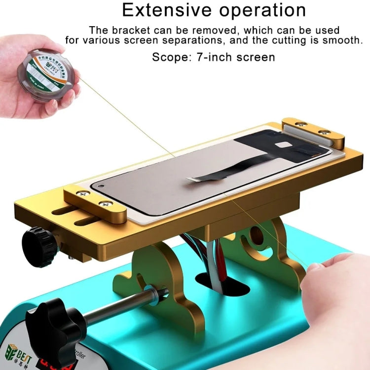 BEST B-918B 7 inch Multi-function Mobile Phone Screen Rotary Separator, EU Plug
