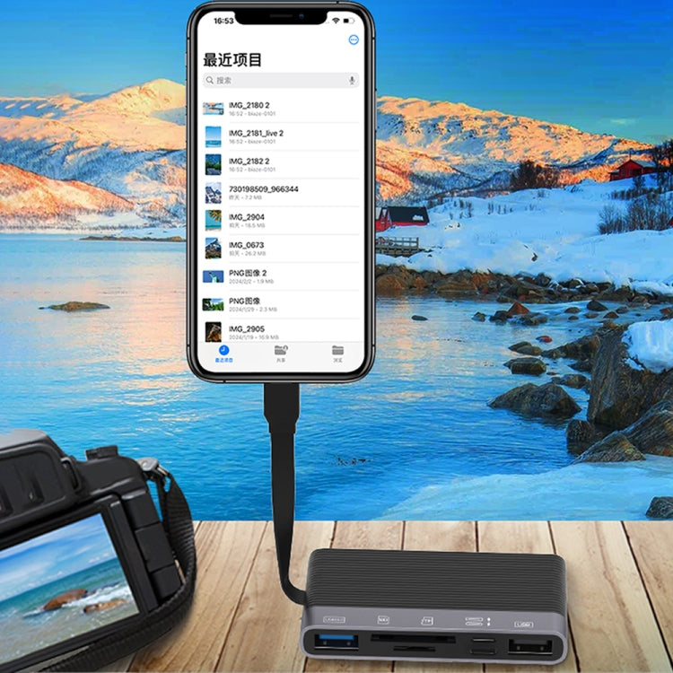 NK-1048HD 6 in 1 Multifunctional Docking Station(Black) - Converter & Adapter by PMC TechLife | Online Shopping South Africa | PMC TechLife | Buy Now Pay Later Mobicred