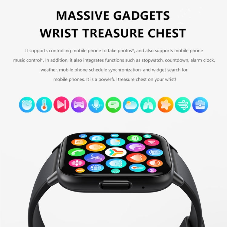 DM60+ 1.83 inch BT5.2 Smart Sport Watch, Support Bluetooth Call / Sleep / Blood Sugar / Blood Oxygen / Temperature / Heart Rate / Blood Pressure Health Monitor(White) - Smart Watches by PMC TechLife | Online Shopping South Africa | PMC TechLife