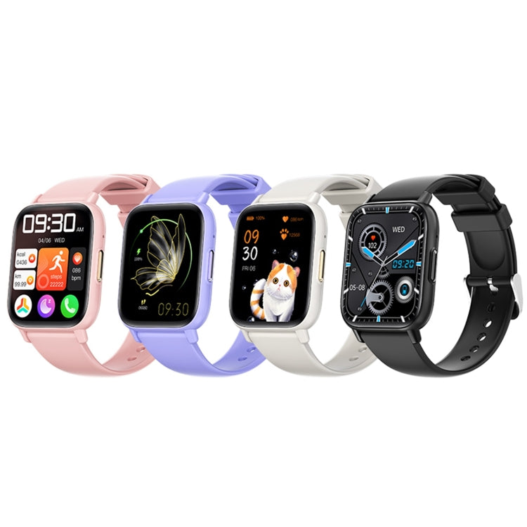 DM60+ 1.83 inch BT5.2 Smart Sport Watch, Support Bluetooth Call / Sleep / Blood Sugar / Blood Oxygen / Temperature / Heart Rate / Blood Pressure Health Monitor(White)