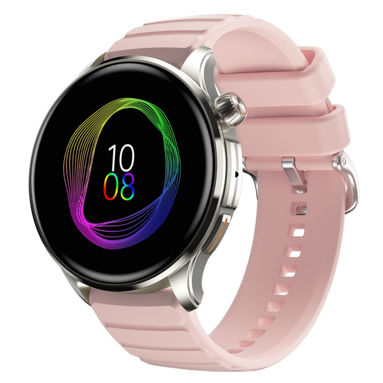 J45 1.43 inch BT5.1 Smart Sport Watch, Support Sleep / Heart Rate / Blood Oxygen / Blood Pressure Health Monitor(Pink)